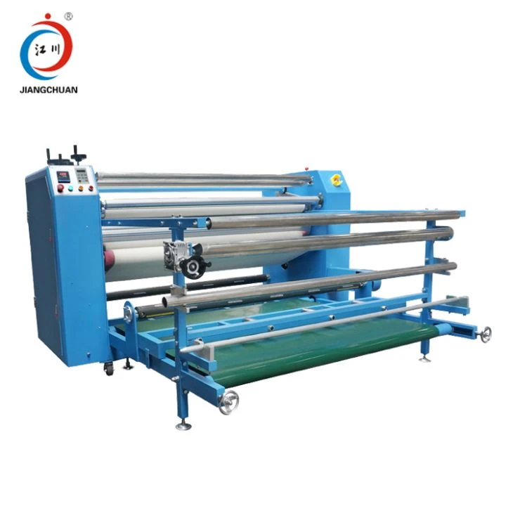 Máquina de transferencia de calor de tela de rodillo
