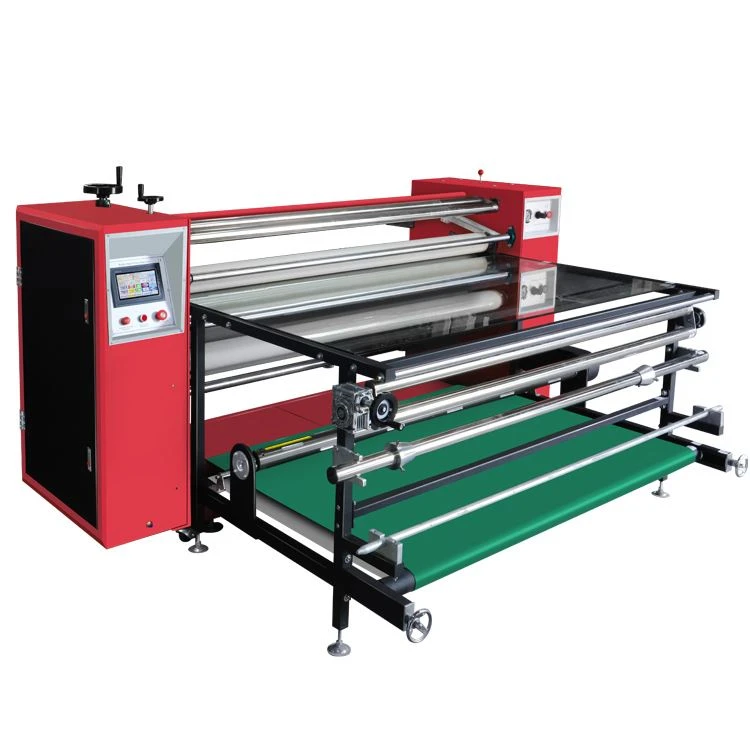 Máquina de prensado en caliente con rodillo de control Calandra PLC de alta productividad