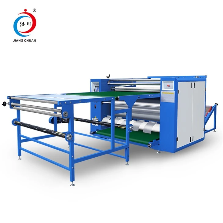 Máquina de prensa de calor de rodillo de aceite de gran formato de la marca Jiangchuan